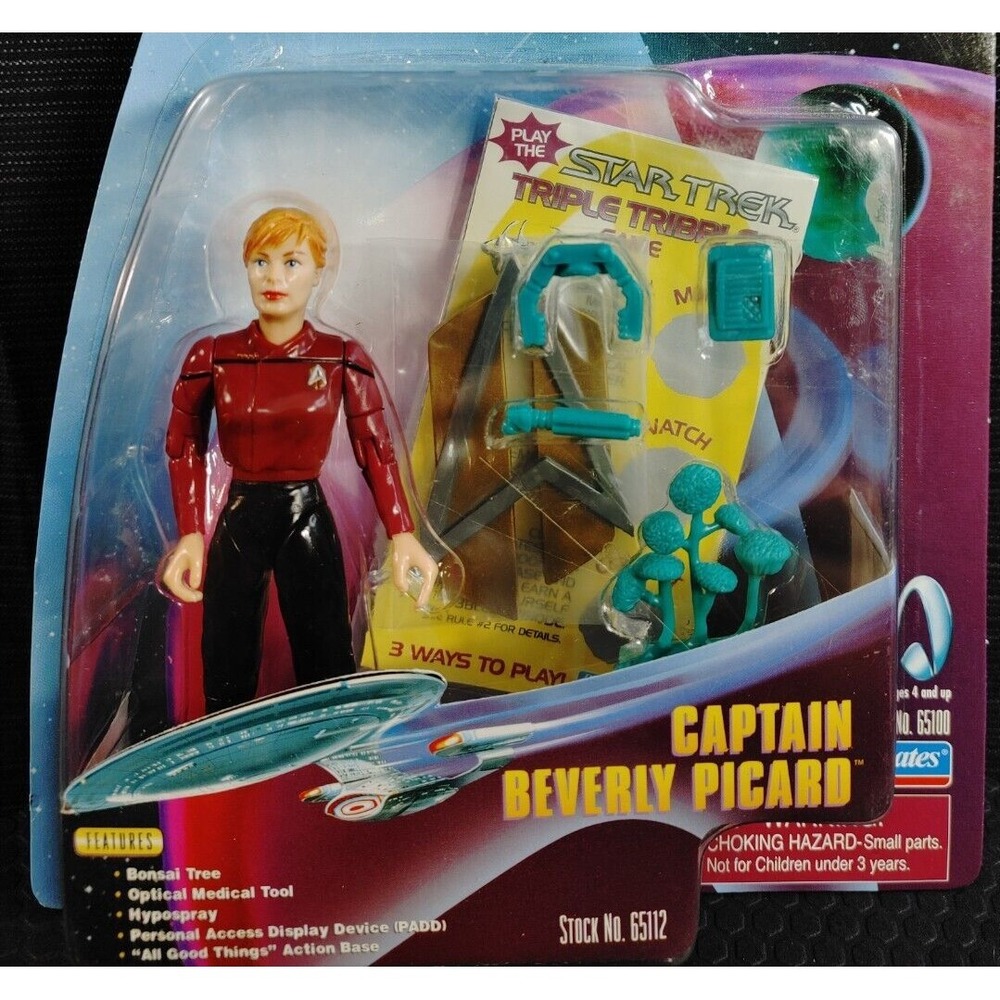 1997 Playmates Star Trek Captain Beverly Picard Cardassian Soldier Action Figure - Picture 5 of 6